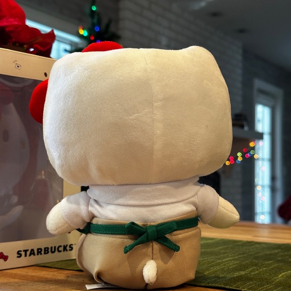 Starbucks Hello Kitty Plush in Festive Green and Red - Picture 5 of 5